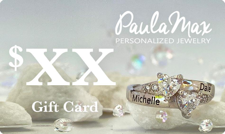 Gift Card for PaulaMax Personalized Jewelry - Custom Amount_Gift Card_Gift Card