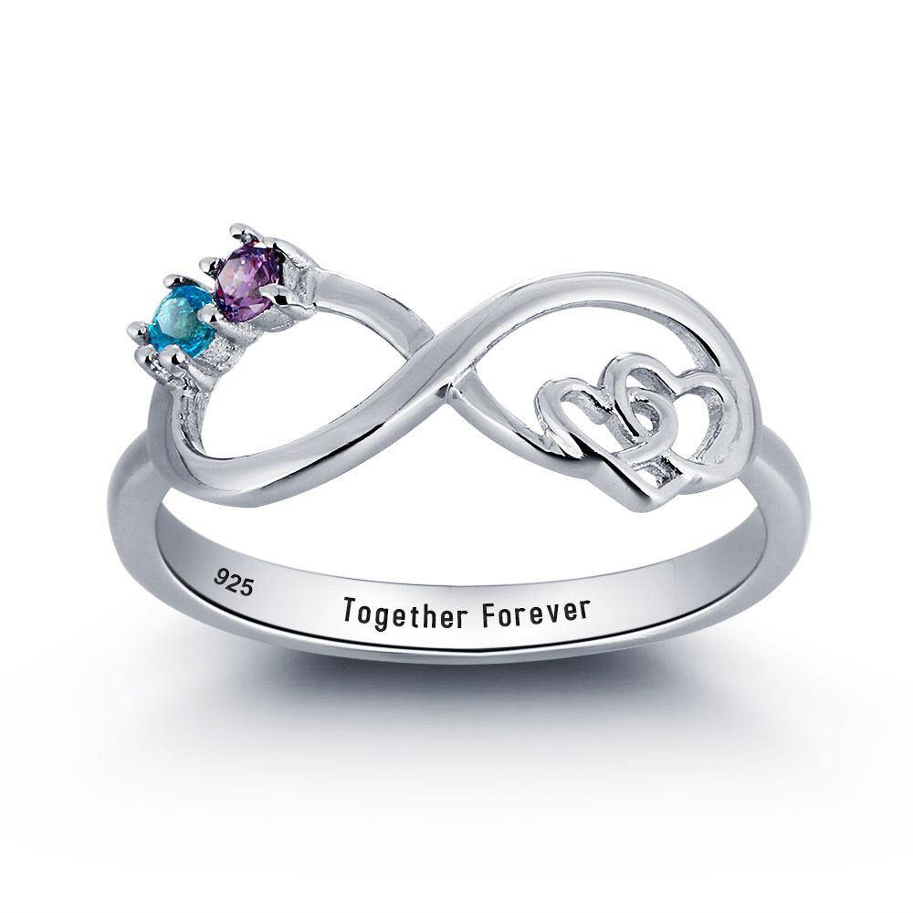 Infinity Promise Rings For Couples