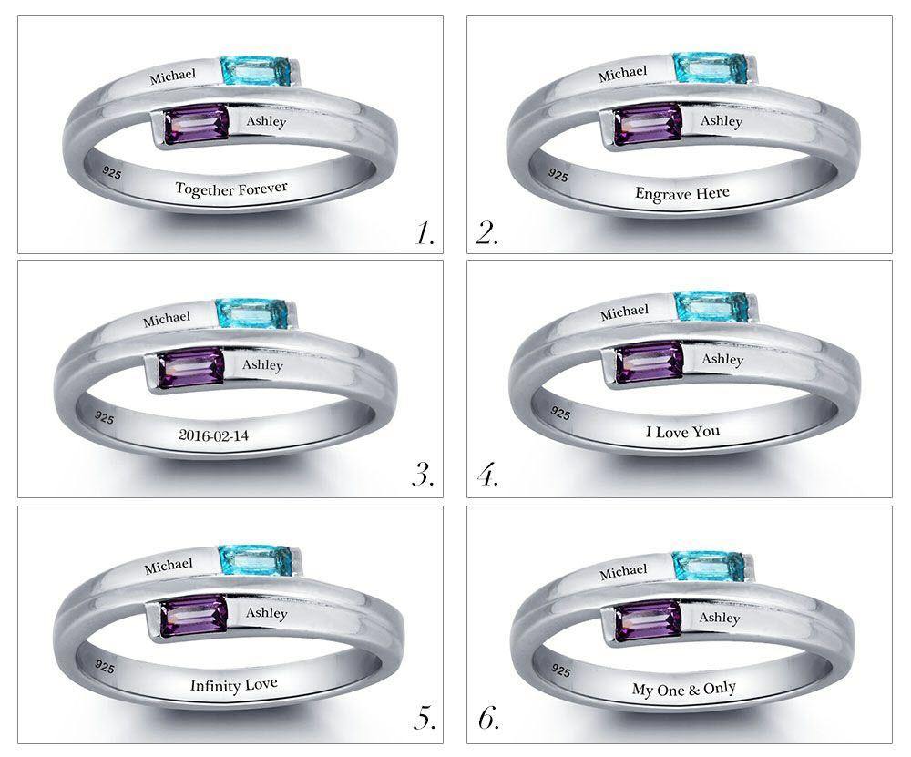 promise ring with 2 baguette birthstones rings 2 name 2 stone aunt baguette boyfriend engagement girlfriend grandma husband inside engraving men s mom new baby promise promise ring ri 1a7520b2 04e8 4cf2 adf3 b87e10671a31