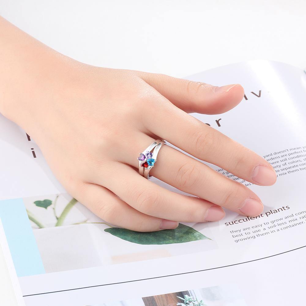 Mom Daughter Ring | Name Rings | Jewelry | Customized Rings - Name Ring  Custom Personalized - Aliexpress