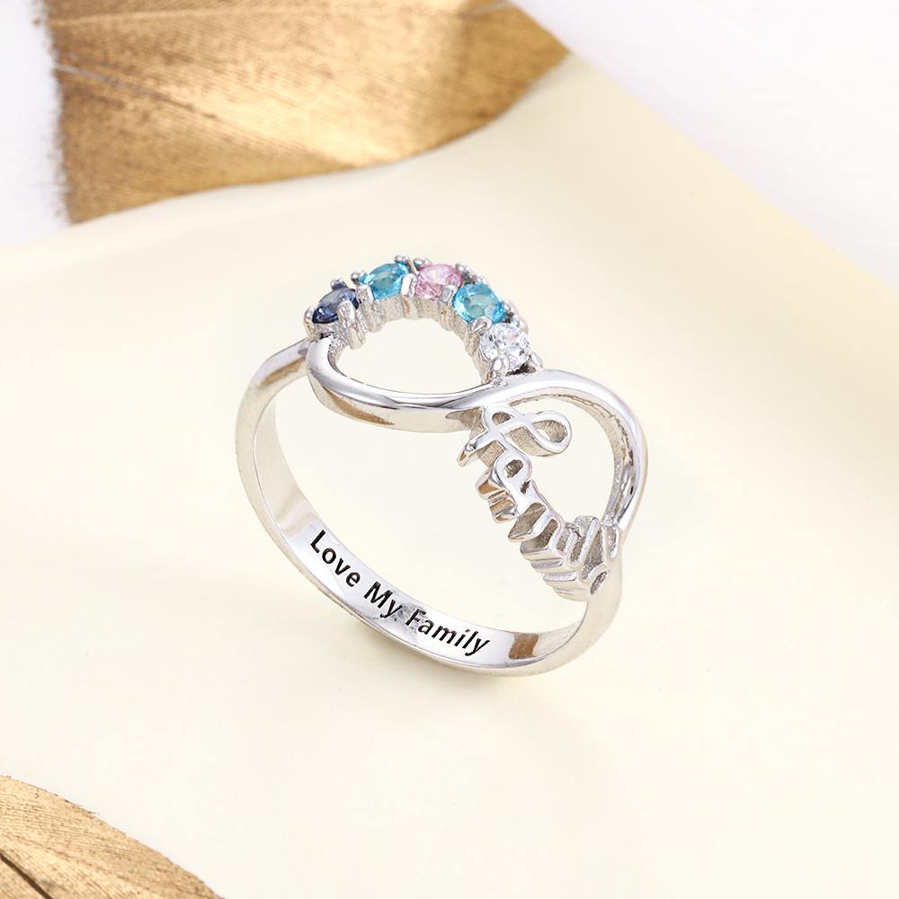 Infinity sale family ring